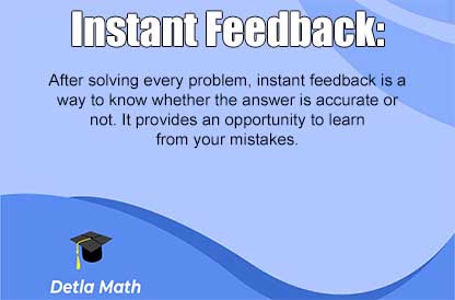 get instat feedback in deltamath.info