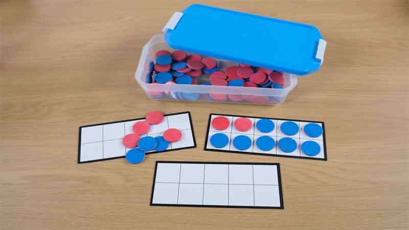 How to use counters to learn numbers and arithmetic operations